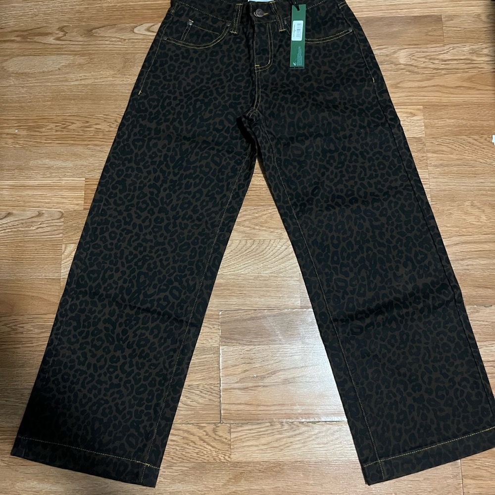 Leopard Print Men's Pants